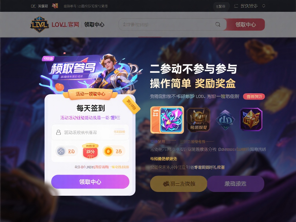 LOL官网领取中心限时福利活动，千万别错过！